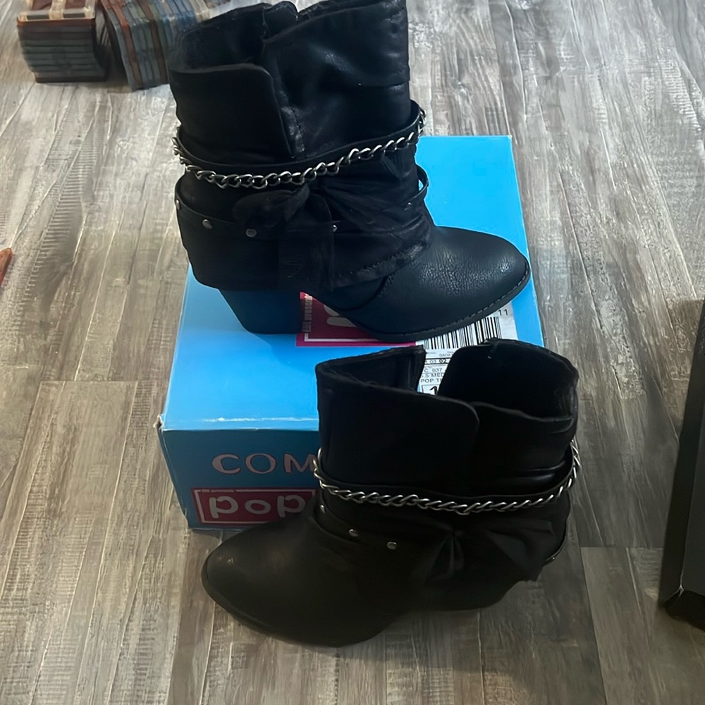 Pop women heeled ankle boots